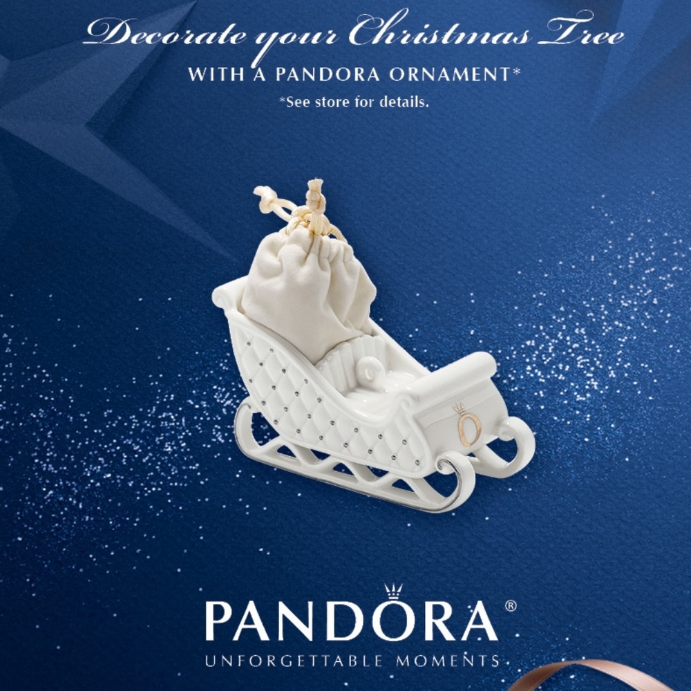 Pandora Sleigh Ornament